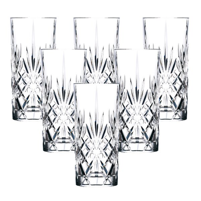 Melodia RCR 12.25 oz. Lead Crystal Highball Glass