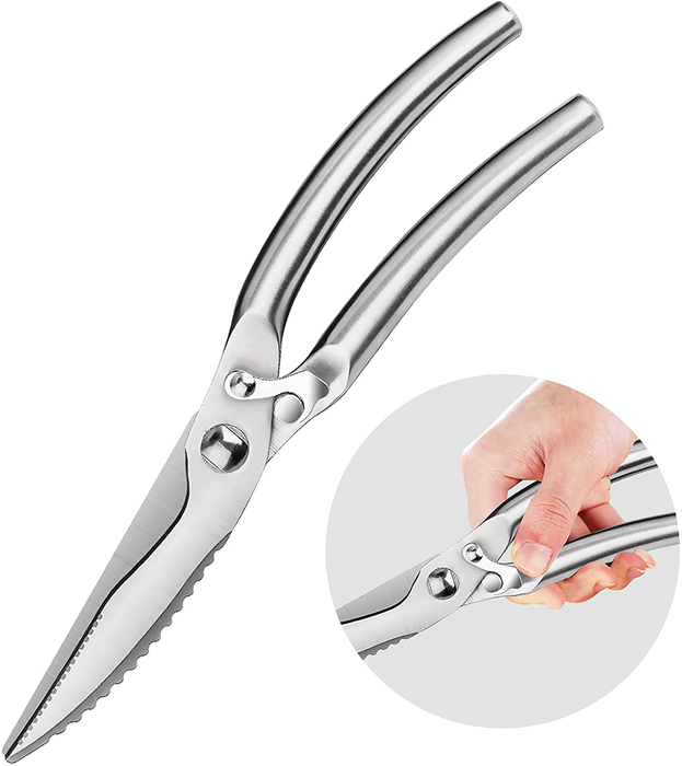 Poultry Shears Heavy Duty Kitchen Scissors Chicken Bone Scissors Cooking Scissors for Bone, Chicken, Meat, Seafood, Vegetables