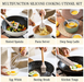 Umite Chef Kitchen Cooking Utensils Set, 33 pcs Non-Stick Silicone Cooking Kitchen Utensils Spatula Set with Holder, Wooden Handle Silicone Kitchen Gadgets Utensil Set (Khaki)