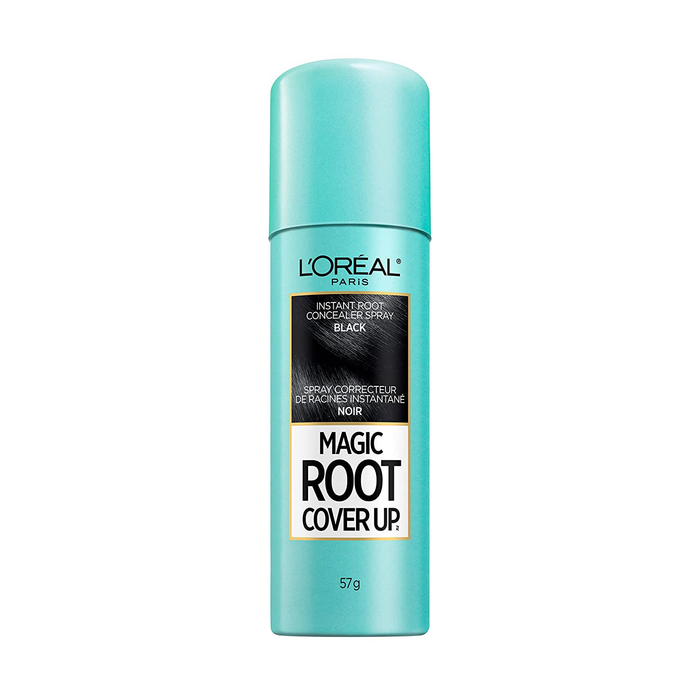 L'Oreal Paris Magic Root Cover Up Gray Concealer Spray Black 2 oz.(Packaging May Vary)
