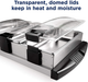 Oster Buffet Server Warming Tray | Triple Tray, 2.5 Quart, Stainless Steel