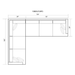 Kaylee 102" Wide  Corner Sectional