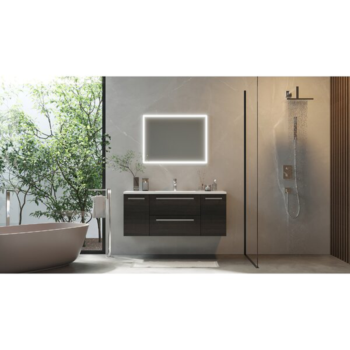 Akron 48" Wall-Mounted Single Bathroom Vanity Set