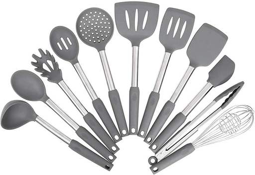 Kitchen Utensil Set,Silicone Cooking Utensils,Stainless Steel Kitchen Utensils Set,Silicone Spatula Set Utensil Set,Silicone Utensils Cooking Utensil Set,Kitchen Tools Gadgets