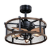 21'' Ender 3 - Blade Caged Ceiling Fan with Remote Control and Light Kit Included