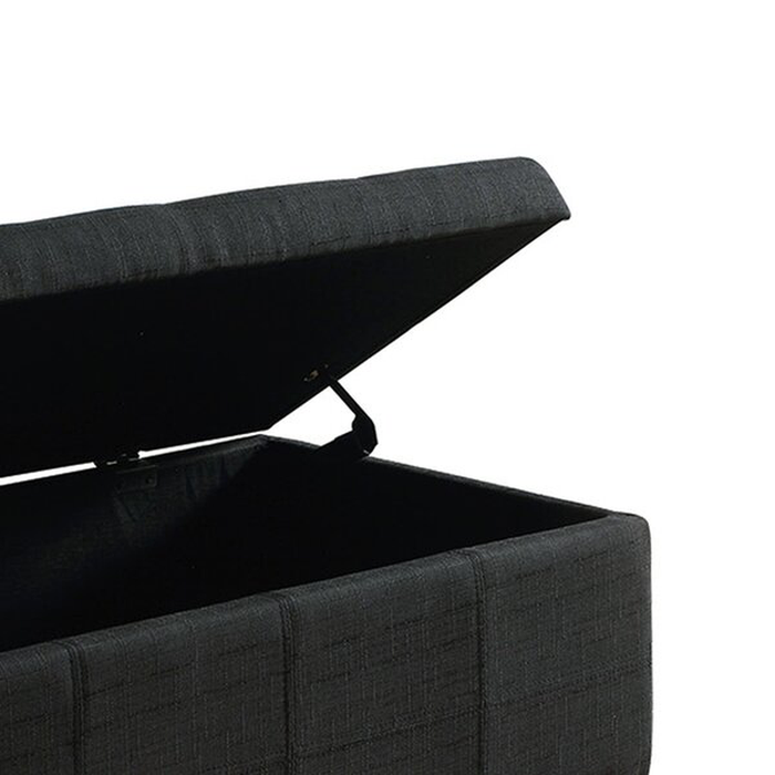 Mariposa Upholstered Flip Top Storage Bench