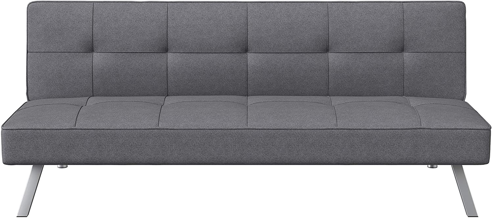 Serta Rane Collection Convertible Sofa, L66.1 x W33.1 x H29.5, Charcoal