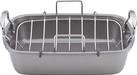 Circulon Nonstick Roasting Pan / Roaster with Rack - 17 Inch x 13 Inch, Gray