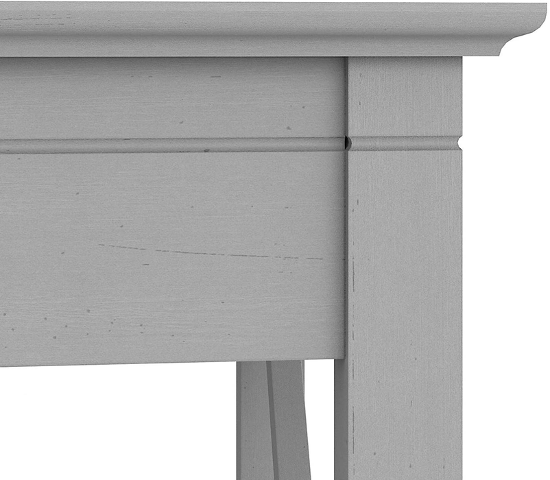 Bush Furniture Key West 60W L Shaped Desk, Cape Cod Gray