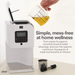 LĒVO II - Herbal Oil and Butter Infusion Machine - Botanical Decarboxylator, Herb Dryer and Oil Infuser - Mess-Free and Easy to Use - WiFi-Enabled via Programmable App (Jet Black)