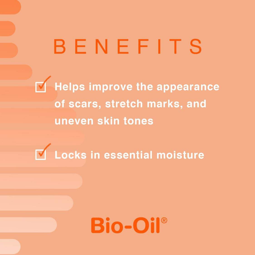 Bio-Oil Skincare Oil, Body Oil for Scars and Stretch Marks, Hydrates Skin, Non-Greasy, Dermatologist Recommended, Non-Comedogenic, Travel Size, 0.85 Ounces, Pack of 3, For All Skin Types, Vitamin A, E