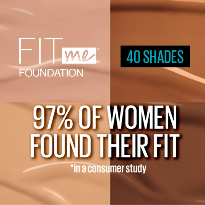 Maybelline Fit Me Matte + Poreless Liquid Foundation Makeup, Fair Porcelain, 1 fl; oz; Oil-Free Foundation