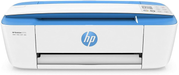 HP DeskJet 3755 Compact All-in-One Wireless Printer, HP Instant Ink, Works with Alexa - Blue Accent (J9V90A)