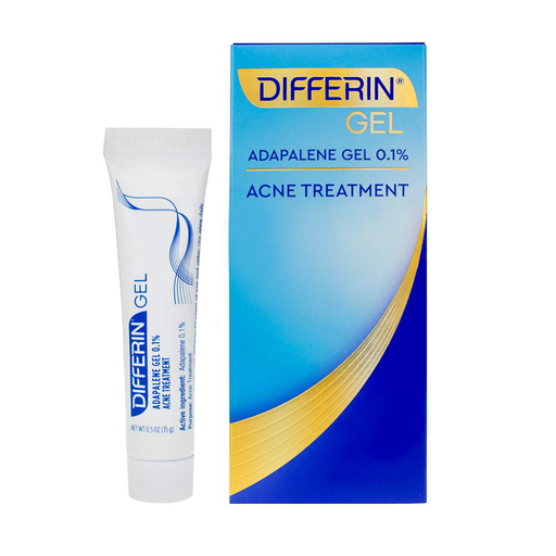 Acne Treatment Differin Gel, 30 Day Supply, Retinoid Treatment for Face with 0.1% Adapalene, Gentle Skin Care for Acne Prone Sensitive Skin, 15g Tube