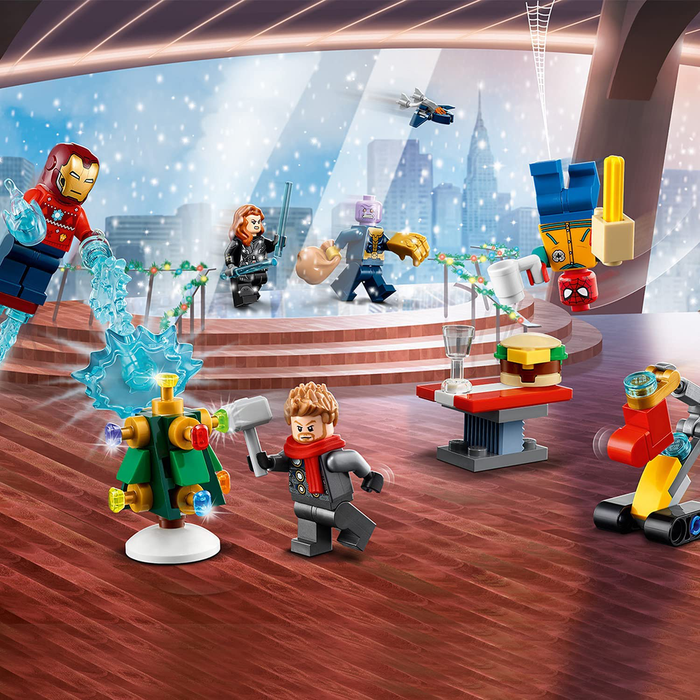 LEGO Marvel The Avengers Advent Calendar 76196 Building Kit, an Awesome Gift for Fans of Super Hero Building Toys; New 2021 (298 Pieces)