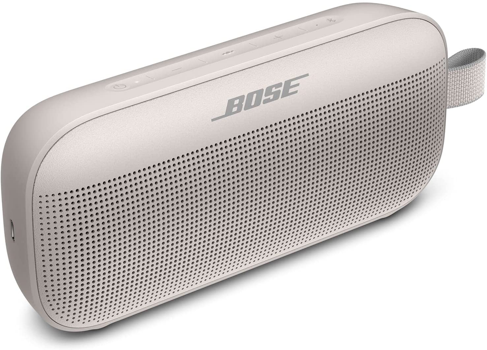Bose SoundLink Flex Bluetooth Portable Speaker, Wireless Waterproof Speaker for Outdoor Travel - White