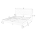 Hegg Tufted Low Profile Platform Bed