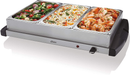 Oster Buffet Server Warming Tray | Triple Tray, 2.5 Quart, Stainless Steel