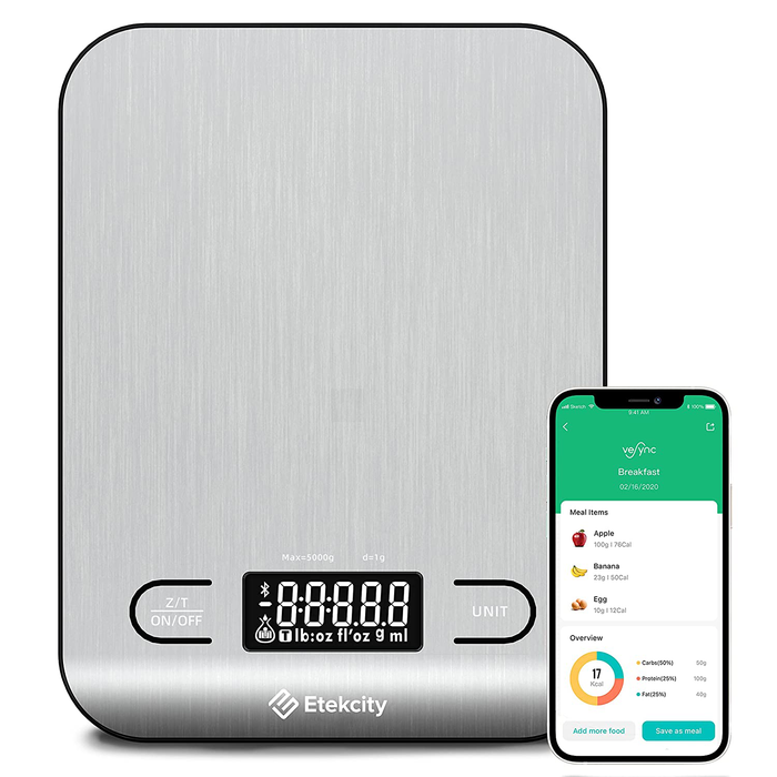 Etekcity Food Kitchen Scale, Digital Grams and Ounces for Weight Loss,  Baking, Cooking, Keto and Meal