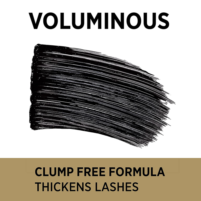 L'Oreal Paris Voluminous Original Volume Building Mascara and Infallible Eyeliner, Builds eye lashes up to 5X natural thickness, Smudge Free, Clump Free, Black, 1 kit
