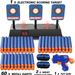 KKONES Electric Scoring Auto Reset Shooting Digital Target for Nerf Guns Shooting Target