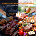 Meat Thermometer for Cooking Food Thermometer Digital Instant Read Kitchen Cooking Thermometer with Backlight LCD for Grilling/BBQ/Baking/Candy/Liquids/Oil(Blue)