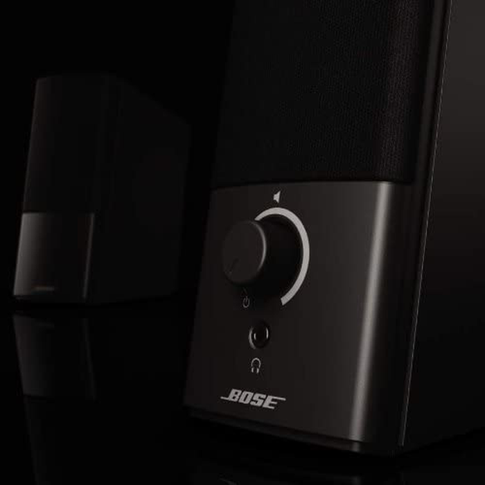 Bose Companion 2 Series III Multimedia Speakers - for PC (with 3.5mm AUX & PC Input) Black