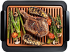 Gotham Steel Smokeless Grill, Indoor Grill, Nonstick Ceramic Electric Grill – Dishwasher Safe Surface, Temperature Control, Metal Utensil Safe, Barbeque Indoors with Virtually No Smoke, As Seen on TV