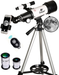 Gskyer Telescope, 70mm Aperture 400mm AZ Mount Astronomical Refracting Telescope for Kids Beginners - Travel Telescope with Carry Bag, Phone Adapter and Wireless Remote