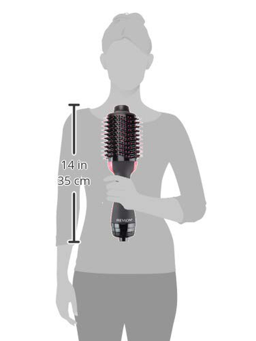 REVLON One-Step Hair Dryer And Volumizer Hot Air Brush, Black