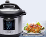 Instant Pot Max 6 Quart Multi-use Electric Pressure Cooker with 15psi Pressure Cooking, Sous Vide, Auto Steam Release Control and Touch Screen