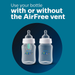 Philips Avent Anti-Colic Baby Bottle with AirFree Vent, 9oz, 1pk, Clear, SCY703/91