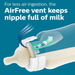 Philips Avent Anti-Colic Baby Bottle with AirFree Vent, 4oz, 1Pk, Clear, SCY701/91