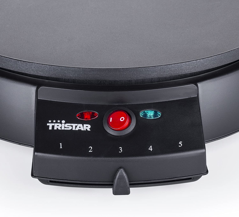 Tristar Crepe Maker 30 cm Diameter - Thermostat Function, Black