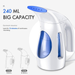 Hilife Steamer for Clothes Steamer, Handheld Garment Steamer Clothing Iron 240ml Big Capacity Upgraded Version