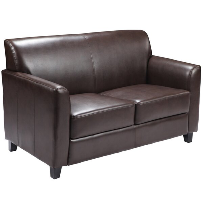 Chafin Diplomat Series Leather Loveseat