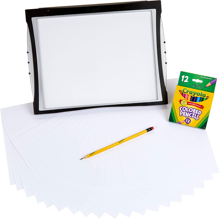Crayola Light Up Tracing Pad with Eye-Soft Technology, Amazon Exclusive, Gift, Ages 6, 7, 8, 9, 10