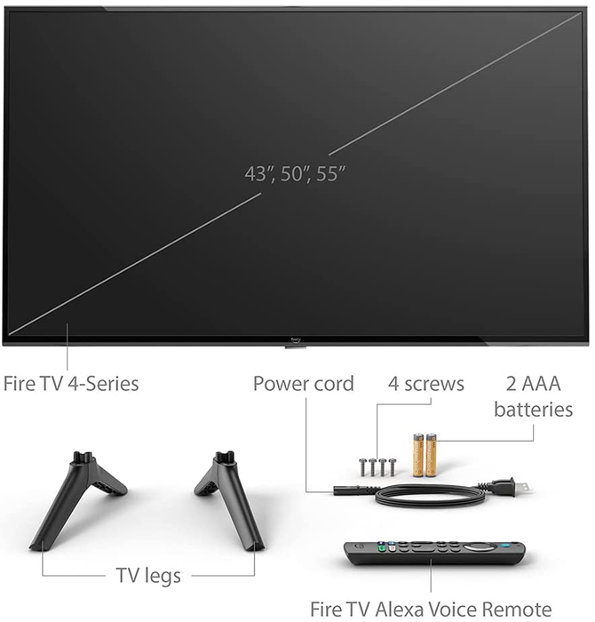 Introducing Amazon Fire TV 50" 4-Series 4K UHD smart TV