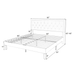 Hegg Tufted Low Profile Platform Bed