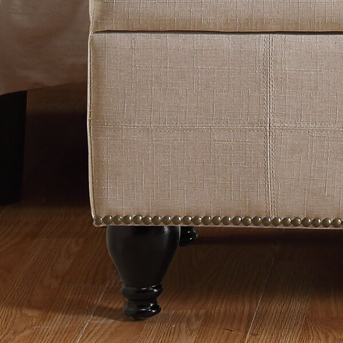 Mariposa Upholstered Flip Top Storage Bench