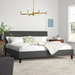 Vannatta Tufted Upholstered Low Profile Platform Bed