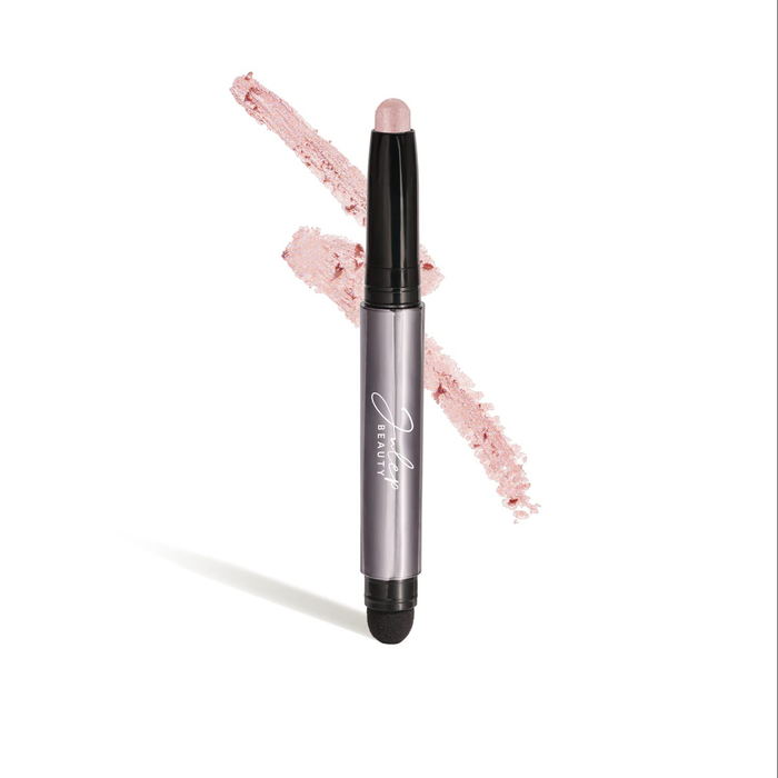Julep Eyeshadow 101 Crème to Powder Waterproof Eyeshadow Stick, Blush Pink Metallic