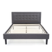 Pinheiro Tufted Upholstered Low Profile Platform Bed