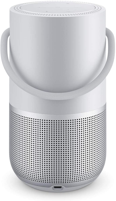 Bose Portable Smart Speaker — Wireless Bluetooth Speaker with Alexa Voice Control Built-In, Silver