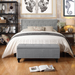 Mariposa Upholstered Flip Top Storage Bench