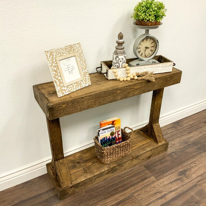 Oleary Solid Wood Console Table