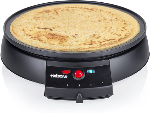 Tristar Crepe Maker 30 cm Diameter - Thermostat Function, Black