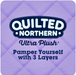 Quilted Northern Ultra Plush 3-ply Toilet Paper, Mega Rolls, 6 Count (Pack of 1)