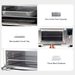 NuWave Bravo XL Smart Convection Air Fryer Oven Grill/Griddle 30-Quart 10-in-1; Patented Temperature Probe; Stainless Steel Rack; 50°F-500°F;10 LB Chicken, 13 in Pizza; Air Fry, Bake, Grill, Toast