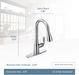 Moen 7594SRS Arbor One-Handle Pulldown Kitchen Faucet Featuring Power Boost and Reflex, Spot Resist Stainless